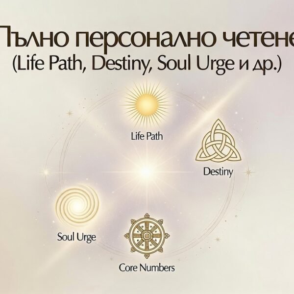 Пълно персонално четене (Life Path, Destiny, Soul Urge и др.)